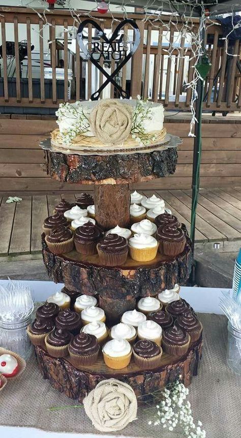 Fishing Theme Wedding Cake, Fish Wedding Theme, Fishing Wedding Theme, Viking Ceremony, Fishing Wedding Ideas, Wedding Ideas For Second Marriage, Fishing Wedding Cake, Fishing Wedding Cakes, Log Stand