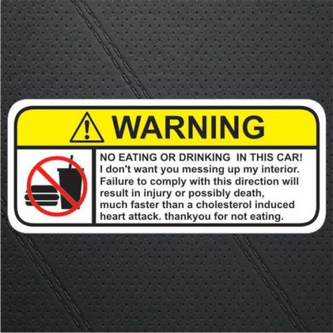 Warning Sticker, Bike Stickers, Eating Food, You Dont Want Me, Over The Top, Danger Sign, Instagram Template, Car Decals, Car Stickers