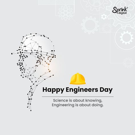 Happy Engineer's Day Quotes, Happy Engineer's Day Wishes, Engineers Day Quotes, Happy Engineer's Day, Indian Flag Images, Engineers Day, Baby Birthday Invitations, Likeable Quotes, Real Estate Marketing Design