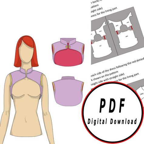 20% discount on minimum orders of 3 items Digital PDF file to create your own basic elvish bolero dress ready to be downloaded and printed on 1/1 scale Pattern and instructions step by step of the process for beginners - After you buy the item you will get access to download page with your files. - Then just press the DOWNLOAD button and that's it,you are ready to start making your cape FILE INFORMATION You will receive the costume PDF file's that include 1 X PDF pattern for basic dress A4 size ready to print on 1/1 scale from your home printer 1 X PDF pattern for basic dress LETTER size ready to print on 1/1 scale from your home printer 1 X PDF Build instructions with step by step . 1 X JPG fabric requirement THE SEAM ALLOWENCES ARE NOT INCLUDED IN THE PATTERNS ! *The default pattern size Bolero Pattern Free Sewing, Easy Larp Costume, Renfaire Patterns, Midevil Sewing Patterns, Medieval Costume Pattern, Renfaire Sewing Pattern, Bolero Diy, Elf Template, Medieval Diy