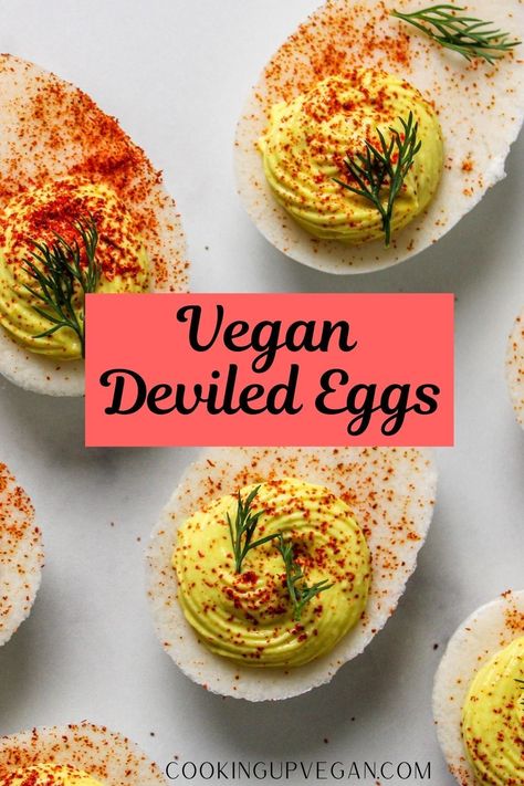 Vegan Just Egg Recipes, Vegan Easter Eggs, Vegan Ostara Recipes, Easter Vegan Recipes, Just Eggs Vegan Recipes, Just Egg Vegan Recipes, Just Egg Recipes, Vegan Deviled Eggs, Vegan Entertaining