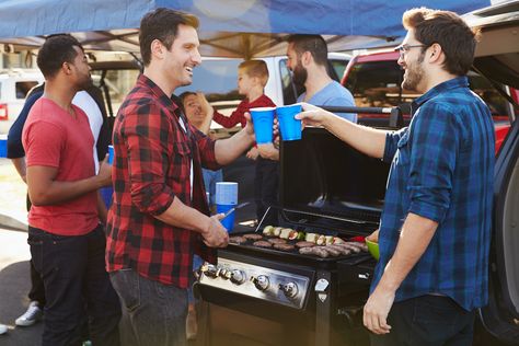 Parking Lot Tailgate, Bourbon Meatballs, Parking Lot Party, Food For A Party, Hand Held Food, Ham Biscuits, Tailgate Snacks, Ham And Cheese Sliders, Cheese Sliders