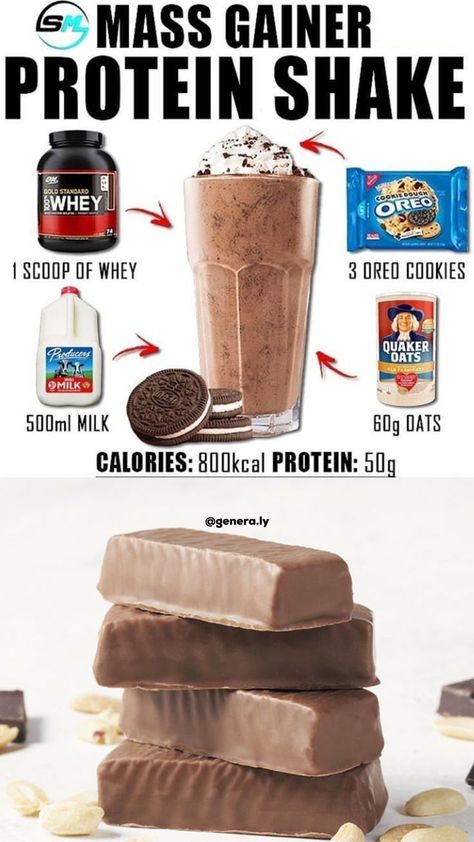 Pin by Michelle DixonProtein Shake smoothie protein diet High Calorie Shakes, Oats Calories, Healthy Protein Shake Recipes, Gain Weight Smoothie, Weight Gain Shakes, Thinner Face, Healthy Weight Gain Foods, Food To Gain Muscle, Weight Gain Diet