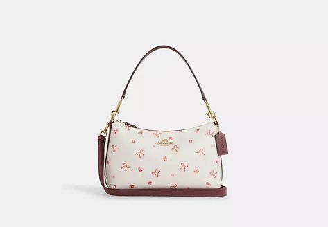 37+ Viral Christmas Wishlist Items That Are Totally Worth The Hype - Katie Grazer Blog Coquette Coach Bag, Coach Bow Print Bag, Coach Coquette Bag, Coach Bow Print, Coach Clara Shoulder Bag, Coach Bow Purse, Cute Everyday Purse, Coach Bow Bag, Cute Coach Bags