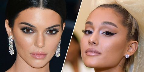 How Kendall and Ariana's Makeup Artists Use Lip Liner to Fake a Fuller Pout- Cosmopolitan.com Overdrawn Lips, Lip Liner Tips, Overlined Lips, Beauty Hacks Eyelashes, At Home Face Mask, Sugar Lip Scrub, Skin Care Collection, Lip Injections, Celebrity Makeup Artist