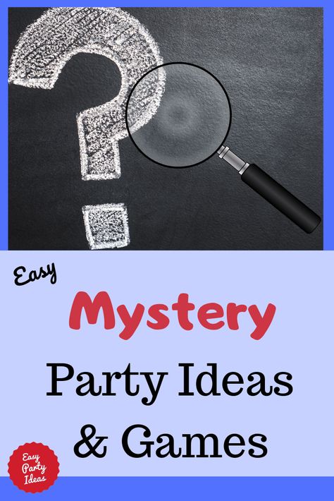 Mystery Party teen party ideas, games, decorations, invitations, including ideas for a slumber party. Mystery Party Games For Kids, Clue Mystery Party Ideas, Detective Party Games, Detective Party Ideas, Diy Mystery Game For Kids, Mystery Birthday Party Kids, Mystery Party For Kids, Kids Mystery Party, Mystery Hostess Party