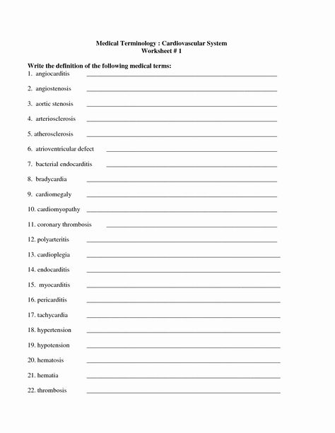 Medical Terminology Abbreviations Worksheet Fresh Medical Terminology Worksheet | Chessmuseum Template Library Medical Terminology Worksheets, Abbreviations Worksheet, Medical Terminology Games, Medical Terminology Study, Suffixes Worksheets, Nursing Cheat, Cheer Routines, Medical Words, Study Hall