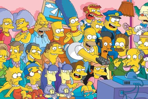 Simpsons Couch, The Simpsons Family, Simpson Tv, Die Simpsons, The Simpsons Movie, Simpsons Drawings, Weird Thing, Simpsons Characters, Simpsons Art