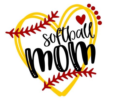 Softball Mom Quotes, Softball Shirt Designs, Softball Mom Svg, Softball Svg, Cute Birthday Ideas, Mothers Day Svg, Print Design Art, Softball Players, Baby Name Signs