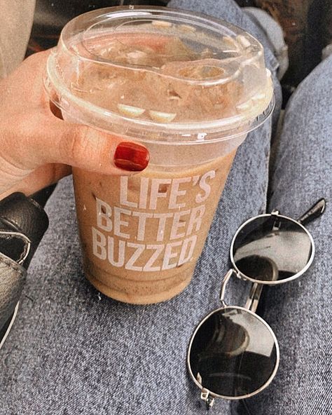 #coffee #icedcoffee #buzzed #betterbuzz #aesthetic Coffee, Tableware, Pins