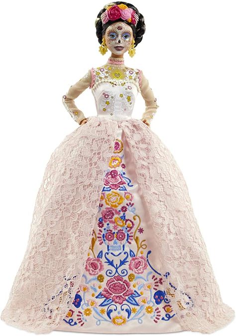 Amazon.es: Barbie Collector Muñeca de Colección (Mattel GNC40): Juguetes y juegos Barbie Signature, Mattel Shop, Barbie Shop, Mexican Holiday, Embroidered Lace Dress, Holiday Barbie, Toy Art, Barbie Toys, Beautiful Barbie Dolls