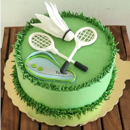 #Badminton Birthday Cake #Onlinecakein #Badminton Themed Cake #order cake online #online cake delivery #frozen theme #theme cake #birthday cake #wedding cake #kids cake #designer cake #best cake #cake stores near me #midnight cake delivery near me Semi Fondant Cake Design, Badminton Cake Design, Badminton Cake Ideas, Badminton Theme Cake, Tennis Theme Cake, Badminton Cake, Boys Bday Cakes, Sports Birthday Cakes, Tennis Cake