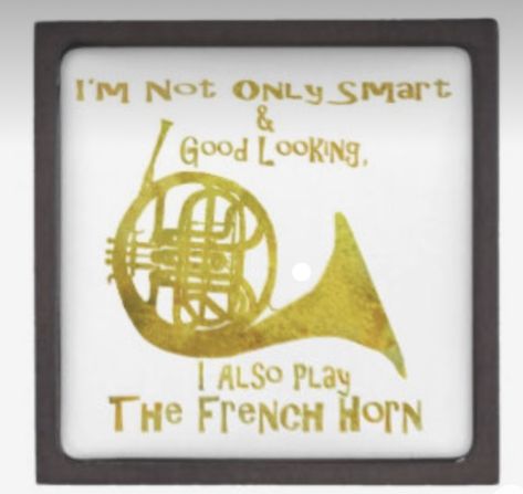 French Horn Memes, Trombone Art, Marching Band Memes, Band Jokes, Band Nerd, Band Camp, Band Geek, Band Kid, Band Humor