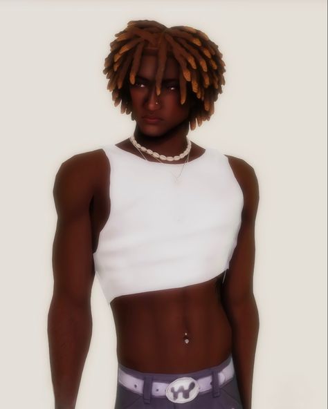 Sims4 Dreadlocks Male, Sims 4 Black Skin Cc Male, Sims 4 Curly Hair Male, Dreads Sims 4 Cc, Sims 4 Curly Hair, Male Sims, Sims Hair, Sims 4 Cas, Sims Community