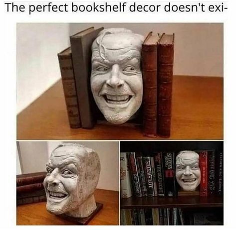 Scarie Movie, Tanah Liat, Bookshelf Decor, The Shining, Sculpture Clay, Book Shelf, Book Nooks, Dream House Decor, A Book