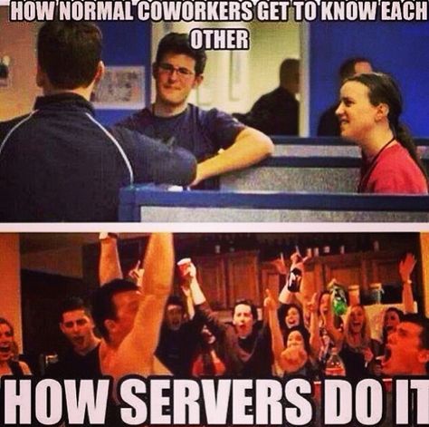 This is the problem #restaurants #servers #serverproblems Server Humor, Restaurant Humor, Server Memes, Bar Quotes, Server Problems, Farmhouse Cafe, Server Life, Writing Challenge, Funny Comments