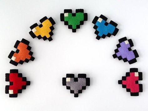 Mini Hama Beads, Hamma Beads Ideas, Easy Perler Bead Patterns, Pixel Heart, Pixel Beads, Melty Bead Patterns, Pearl Beads Pattern, Easy Perler Beads Ideas, Hama Beads Design