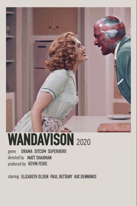 Wandavision Movie Poster, Wandavision Polaroid Poster, Alternative Minimalist Album Covers Movies, Marvel Polaroid, Brain Wash, Avengers Movie Posters, Movie Poster Room, Minimalist Polaroid Poster, Marvel Movie Posters