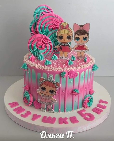 L.o.l Birthday Cake, Lol Surprise Dolls Birthday Cake, Lol Surprise Dolls Cake Ideas, L.o.l Cakes Birthday, Lol Birthday Party Ideas Cake, Cakes For 5 Year Girl, Lol Cakes Birthday Ideas, Birthday Cake 5th Girl, Lol Cupcake Ideas