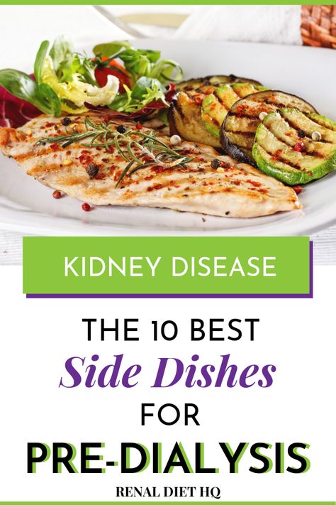 Want some tasty chronic kidney disease diet side dishes to go with your pre-dialysis renal diet meals? Check out these 10 best renal diet side dishes that you can pair with your renal diet dinner recipes! Most contain veggies + are suited for a vegetarian renal diet. Get these easy renal diet side dish recipes here, plus other healthy renal diet recipes for chronic kidney disease (CKD)! | Kidney Diet Side Dishes | Kidney Diet Veggies Recipes #RenalDiet #KidneyDiet #KidneyFriendly #KidneyDisease Renal Friendly Recipes, Renal Diet Menu, Ckd Diet, Renal Recipes, Kidney Healthy Foods, Ckd Recipes, Kidney Friendly Recipes Renal Diet, Kidney Diet Recipes, Healthy Kidney Diet