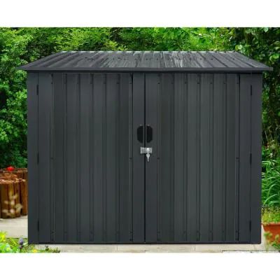 Bicycle Storage Shed, Garbage Shed, Plastic Storage Sheds, Portable Sheds, Steel Storage Sheds, Sloped Roof, Wood Storage Sheds, Steel Sheds, Steel Bicycle