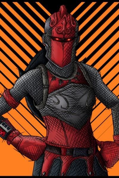 Red Knight Fortnite, Skin Fortnite, Red Knight, Knight Art, Character Outfits, Long Hoodie, Chiffon Top, Good Skin, Lightweight Hoodie