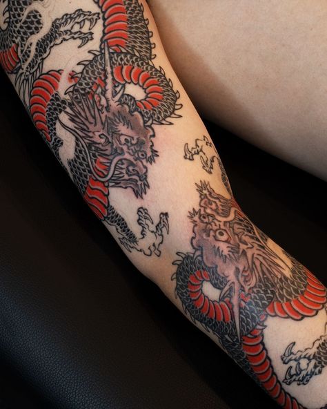 – Himi — Kodzunak Tattoo Studio | #tattoo #tattoos #sketch Asian Tattoo Sleeve, Studio Tattoo, Dragon Tattoo For Women, Chest Tattoos For Women, Chest Piece Tattoos, Asian Tattoos, Spiritual Tattoos, Japan Tattoo, Chest Piece