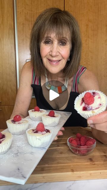 Rose Reisman on Instagram: "These no bake mini raspberry cheesecakes are a must try! 

Great for summer days when you don’t want to turn on the oven. Give them a shot and let me know what you think! Recipe ⬇️

INGREDIENTS 
Graham crust
1 cup graham crumbs  ( 14 crackers)
¼ cup either butter, margarine or coconut butter

Cheesecakes
1 lb cream cheese
1 can (14 oz) condensed milk
2 tbsp lemon juice
¼ cup raspberry jam
Garnish with fresh raspberries

INSTRUCTIONS 
1. Add butter or other fat to graham crumbs. Mix well until crumbs hold together. 
2. Pat into bottom of muffin lines and press down firmly with hand or bottom of bowl. Bake 350 F for 10 minutes.
3. Meanwhile in large food processor or blender purée cream cheese, condensed milk and lemon juice until smooth. 
4. Pour into muffin cups Raspberry Mini Cheesecakes, Cheesecake Condensed Milk, Mini Cheesecakes With Sweetened Condensed Milk, Mini Lemon Raspberry Cheesecakes, Mini Cheesecake With Graham Cracker Crust, No Bake Mini Lemon Raspberry Cheesecake, Cream Cheese Condensed Milk, Raspberry Cheesecakes, Mini Cheesecake Recipes