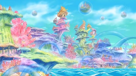 Ryugu Kingdom | One Piece Wiki | FANDOM powered by Wikia Boa Sandersonia, Kuroko Basket, One Piece World, Scenery Background, One Piece 1, Fish Man, Story Arc, One Piece Pictures, Book Layout