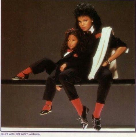 Janet Jackson and her beautiful Niece Autumn Jackson (Daughter of her Brother Jermaine and Hazel Jackson.) Janet Jackson Daughter, Janet Jackson Velvet Rope, Janet Jackson 90s, Rhythm Nation, Jo Jackson, Michael Jackson Photoshoot, Jermaine Jackson, Black Radiance, Joseph Jackson