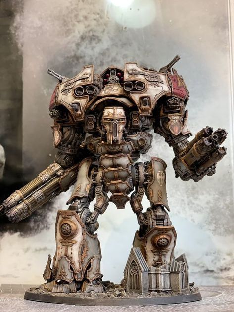 Warmaster Titan, Titans 40k, Epic 40k, Warhammer Artwork, Adeptus Titanicus, Imperial Knights, Warhammer 40k Figures, Plant Zombie, Imperial Knight