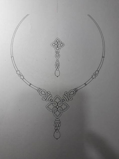 Necklace Sketch Design, Jewelry Design Drawing Necklaces, Necklace Drawing Sketch Simple, Accessories Design Sketch, Jewellery Illustration, Jewel Drawing, Gem Drawing, Necklace Drawing, Jewelry Knowledge