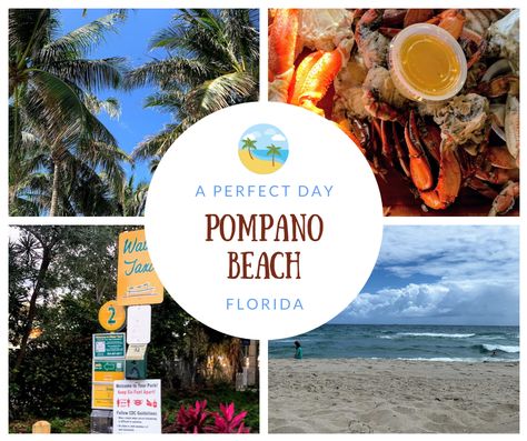 Pompano Beach Florida Things To Do, Rustic Inn, Pompano Beach Florida, Beach Vacation Essentials, Lunch On The Beach, Beach Games, Map Of Florida, Pompano Beach, Tropical Drink