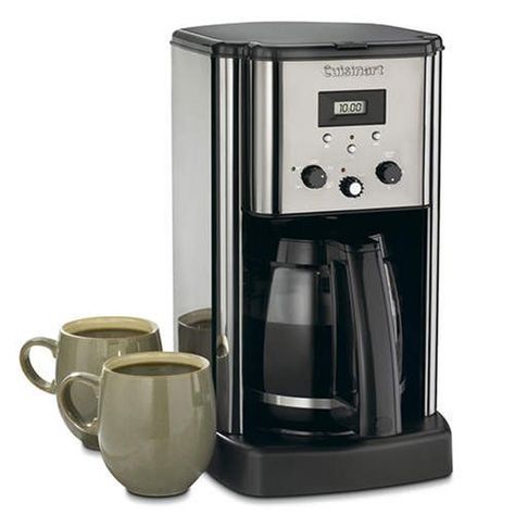 Cuisinart 12cup Coffee Maker Brushed Metal Finish *** You can get more details by clicking on the image.Note:It is affiliate link to Amazon. #liking Best Drip Coffee Maker, Cuisinart Coffee Maker, Espresso Machine Reviews, Coffee Maker Machine, Drip Coffee Makers, Pod Coffee Makers, Best Espresso Machine, Best Coffee Maker, Coffee Brewer