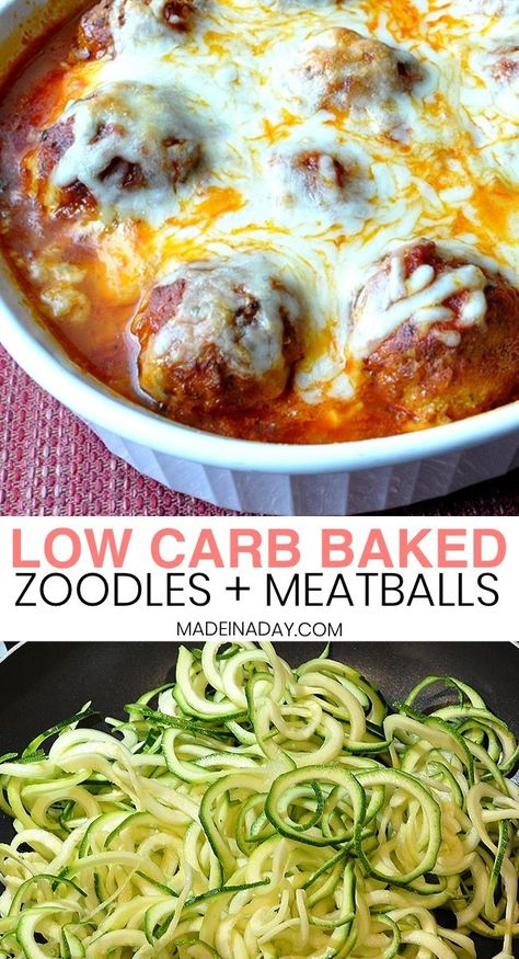 Lasagne Dip, Zucchini Spaghetti Recipe, Keto Lasagne, Zucchini Spirals, Zucchini Zoodles, Meatballs Baked, Recipe Zucchini, Turkey Meatballs Baked, Zucchini Spaghetti