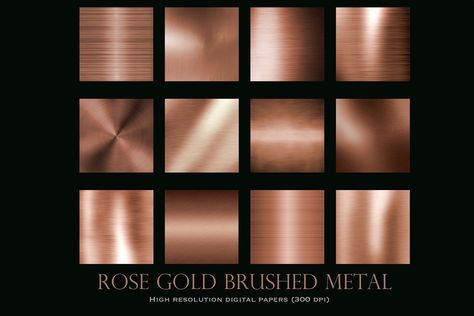 Rose gold brushed metal textures , #Ad, #textures#metal#twelve#Includes #Ad Brushed Metal Texture, Rose Gold Backgrounds, Etsy Shop Branding, Texture Metal, Metallic Rose Gold, Paper Scrapbook, Gold Background, Metal Texture, Rose Gold Foil