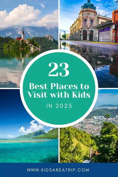 If you're looking for the best places to travel with kids in 2023, you've come to the right place! We've asked family travel writers to share their favorite destinations around the world. Here are their top choices! - Kids Are A Trip Best Beaches For Kids In The Us, Top Vacations With Kids, Summer Trips With Kids, Mom And Son Vacation Ideas, Family World Travel, Best Family Trips In The Us, Best Florida Vacations With Kids, Best Family Vacations With Kids In Us, Cheap Vacations With Kids