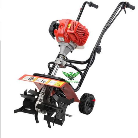 Buy Agricultural Mini Power Tiller | Rotary Weeder With 2 Stroke 52cc Engine online at wholesale rates. If you are bothered about the Krishitool Mini Power Weeder with air cooled engine prices, you can be totally sure to get the best rates as krishitool brings you Mini Power Weeder rates and quality assured products only from the best of brands with exclusive brand discounts you won’t find anywhere else. Procure Krishitool Mini Power Weeder today and avail the best offers on your purchase. Tiller Garden, Agriculture Land, Garden Tiller, Mini Tiller, Hand Cultivator, Garden Cultivator, Power Tiller, Industrial Machinery, Farm Machinery