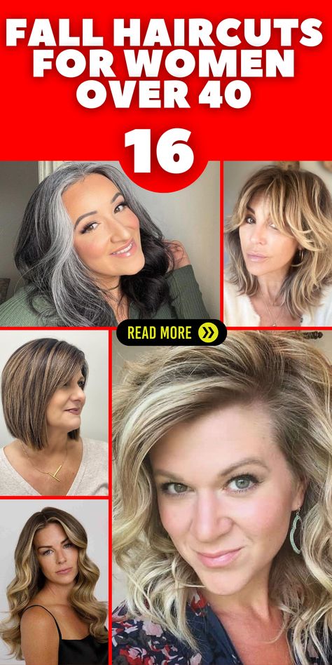 Stay on-trend with our selection of stylish fall haircuts for women over 40. From cute short styles to fashionable medium-length cuts, we have options that will keep you looking modern and chic.Update your hairstyle this fall with trendy and fashionable haircuts for women over 40. Whether you prefer a short bob or a medium-length style, our collection offers modern and stylish choices. Hair Styles For Women Over 40 Medium, 40 Year Old Medium Hair Styles, Women’s Hair Styles Over 40, Haircuts Fall 2023 Women, Trendy Haircuts For Medium Hair With Bangs, Trending Hairstyles 2023 Women Over 40, Haircuts For Women In Their 40s, Over 40 Medium Length Hairstyles, Haircut For 40s For Women 2023