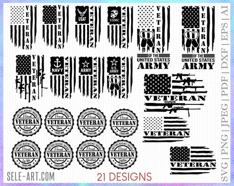 Veteran Flag Bundle SVG - Free Svg with SeleART American Flag Svg Free, Flag Svg Free, Shirt Designs Svg, Veterans Flag, Softball Mom Svg, Police Flag, American Flag Svg, Fishing Svg, Flag Svg