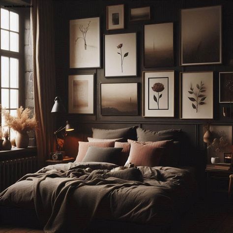 5 Stylish Boho Decor Ideas To Transform Your Living Room Cozy Romantic Bedroom, Romantic Bedroom Ideas For Couples, Moody Master, Dark Moody Bedroom, Wall Transformation, Woman's Bedroom, Romantic Bedroom Design, Boho Decor Ideas, Cozy Romantic