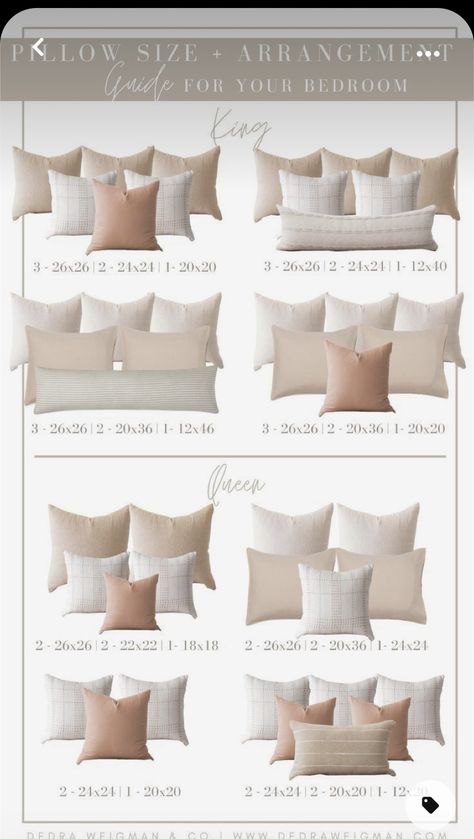 Bedroom Pillows Arrangement, Bed Pillow Arrangement, Design Ložnic, تصميم للمنزل العصري, Wallpaper Home Decor, Bedroom Decor Cozy, Bilik Tidur, Kitchen Home Decor, Redecorate Bedroom