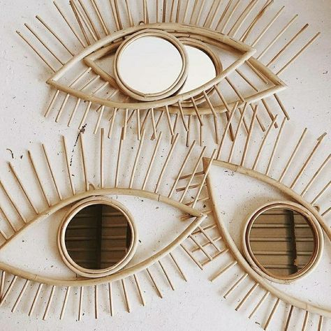 Hello Trader, Lash Room, With You, Rattan Mirror, Beautiful Mirrors, Hello Sunshine, Diy Mirror, Boho Diy, To Be