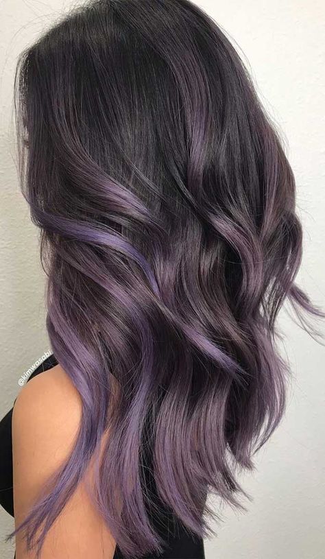 Trendy Winter Hair Color Ideas Purple Ideas, Lavender Hair Colors, Cinnamon Hair, Dark Purple Hair, Winter Hair Color Ideas, Lavender Hair, Hair Color Purple, Trendy Winter, Winter Hair Color