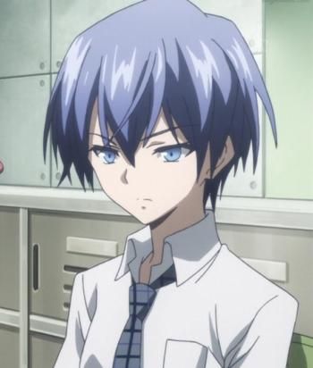 Prince Of Stride Alternative, Riddle Story Of Devil, Akuma No Riddle, Is A Girl, Manga Characters, Riddles, Blue Hair, A Girl, Anime Boy