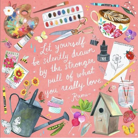 Katie Daisy, Crayon Painting, Satisfying Pictures, Daisy Art, Meaningful Art, Cultural Celebration, Communication Design, Uplifting Quotes, Aesthetic Art