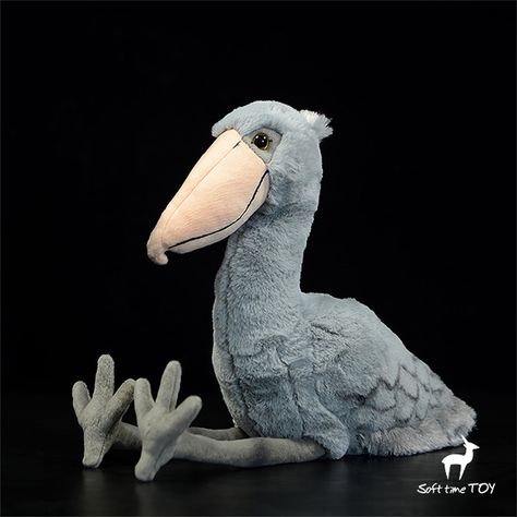 Shoebill High Fidelity Anime Balaeniceps Rex Plushie Whalehead Stork Plush Toys Lifelike Animals Balaeniceps Rex, Shoebill Stork, Stork Bird, Cute Whales, Cute Stuffed Animals, Bird Toys, Plush Dolls, Animal Plush Toys, Animals For Kids