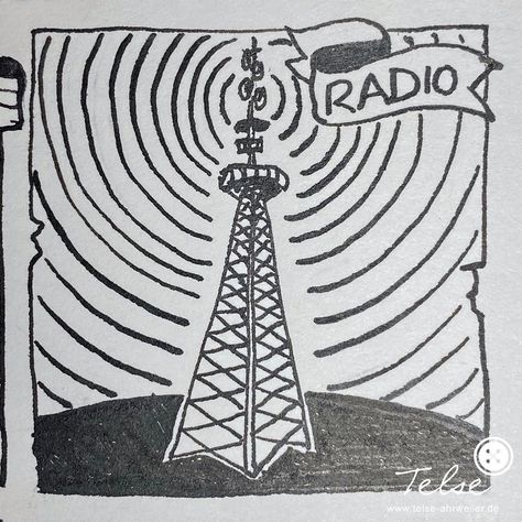 Telse Ahrweiler on Instagram: “Inktober Tag 4: radio (Radio) . . . #radio #radiowellen #radiowaves #inktober #inktober2020 #sketchnote #ink #blackwork #blackink” Radio Graphic Design, Radio Sketch, Metal Graphic Design, Radio Tattoo, Radio Drawing, Radio Poster, Radio Tower, Button Tattoo, Nepo Baby