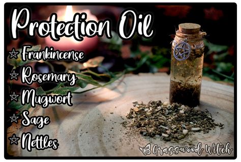 Pentagram Oil Recipe, Witchcraft Spray, Magick Recipes, Witch Oils, Spells For Protection, Spell Components, Witchy Apothecary, Oil Witchcraft, Spell Oils