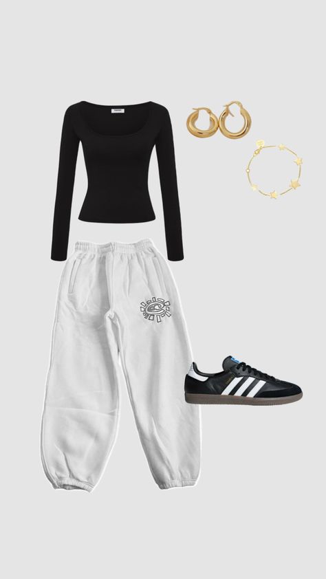 #adwysd #outfit #streetwear Outfit Streetwear, Adidas Samba Og, Samba Og, Outfit For Women, Outfit Style, Adidas Samba, Big Kid, Samba, Back To School